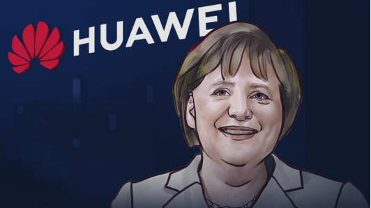 拒绝美国施压 美媒:默克尔反对对华为发布针对性禁令