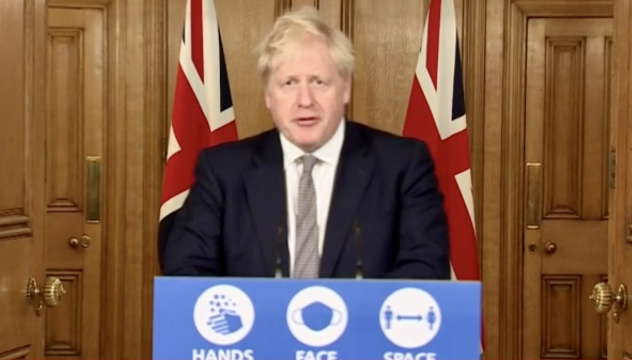 英首相宣布11月5日起英格兰进入第二次全面&ldquo;封锁&rdquo;