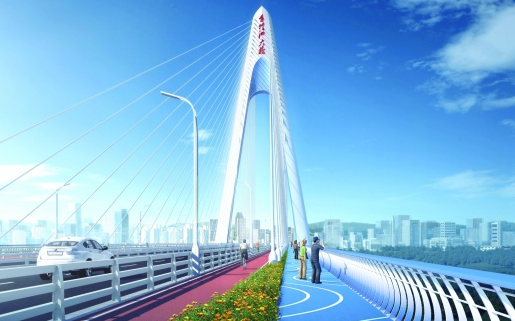 长沙将再添过江通道 香炉洲大桥开建 计划于2023年底通车