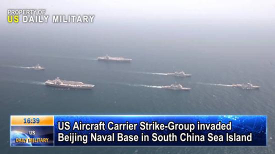 美国航母频繁进出南海，新闻性不大，针对性很强
