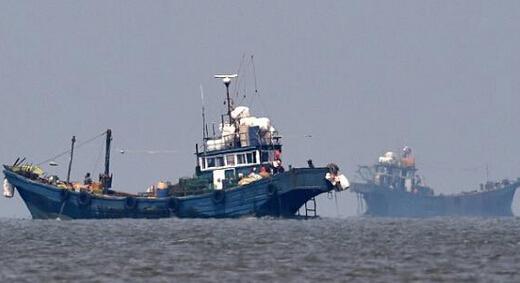 以&ldquo;非法捕捞&rdquo;为由 韩方扣押4艘中国渔船