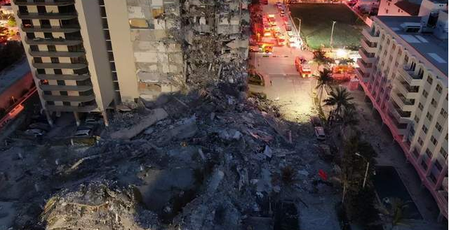 救援未结束，美国将塌楼残体爆破了